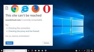 How To Fix This Site Cant be Reached on windows Laptop - PC
