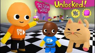 WE UNLOCKED THE BIG CAT & ICE CREAM SCOOP HAT IN WOBBLY LIFE