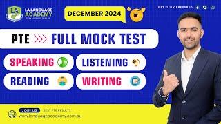 PTE Full Mock Test with Answers | December 2024 | Language Academy PTE NAATI & IELTS Online Classes