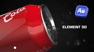 Motion Graphic | Element 3d product ads | After Effects Tutorial