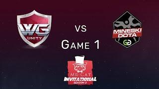 Mineski vs. WG.Unity Game 1 | Mr Cat Season 2 w/ @AnneeDroid and @TrentPax