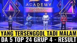 YANG TERSENGGOL TADI MALAM TOP 24 GRUP 4 - RESULT | D'ACADEMY 5 14 OKTOBER 2022