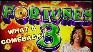 WHAT A COMEBACKON FORTUNES 3! #kimisatthecasino #casinogames #slots