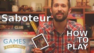 How To Play Saboteur - Games Explained