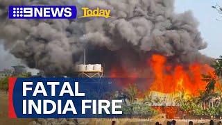 At least 27 killed in India amusement park fire | 9 News Australia