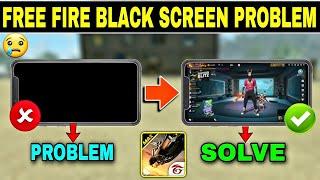 How to solve free fire black screen problem in//How to fix free fire black screen problem ob38