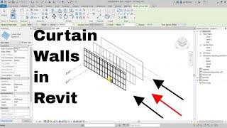 Basics of curtain Wall | Basics of curtain Wall in Revit | Revit curtain wall