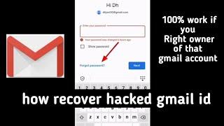 how recover hacked gmail id without phone number || gmail verification with Android phone