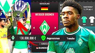 FIFA 21 : ICH RETTE WERDER AUS DER 2. LIGA UND MACH SIE ZUM CL SIEGER !!!  Bremen Sprint To Glory