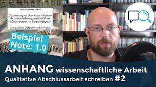 Anhang wissenschaftliche Arbeit | Experteninterview & Qualitative Inhaltsanalyse