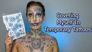Using Temporary Tattoos For Makeup!