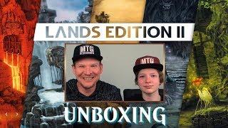 Unboxing Ultimate Guard Lands Edition II Magic the Gathering traderonlinevideo MTG Trader