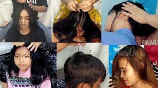 Hair Cracking/Cetut Rambut Bunyi/Ceklukan/ compilation hair Cracking by pijat manja