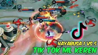 Buset Dah Hayabusa Nya, Pro Banget Asli  | Tik Tok Mobile Legend