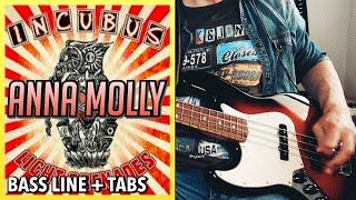 Incubus - Anna Molly /// BASS LINE [Play Along Tabs]