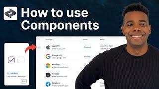 How to use components in Create