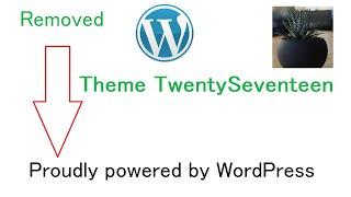 how to remove copyright footer from WordPress theme twenty seventeen | by itwatch