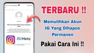 Cara Mengembalikan Akun IG Yang Dihapus Permanen