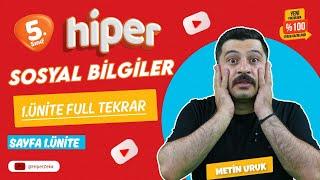 5.Sınıf Sosyal Bilgiler Birlikte Yaşamak Full TEKRAR - 1.Öğrenme Alanı Yeni Müfredat