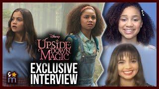 UPSIDE-DOWN MAGIC Cast Talk Auditions, Bloopers & Possible Sequel | Izabela Rose & Siena Agudong