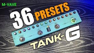 M-VAVE TANK-G PRESET | Cek Sound Efek 1 Jutaan Fitur Terbaik ‼️‼️‼️