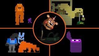 Five Nights with Mr. Hugs - Minigames Fail & Win All Scenes