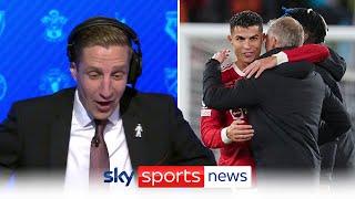 Michael Dawson's priceless reaction as Cristiano Ronaldo keeps Man United in the Champions League