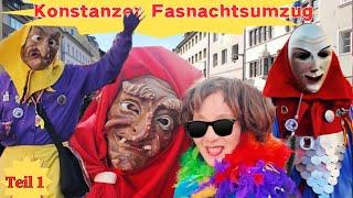 Konstanzer Fasnachtsumzug(Teil 1) 2025 – Komplett-Aufzeichnung//Konstanz Fasnacht