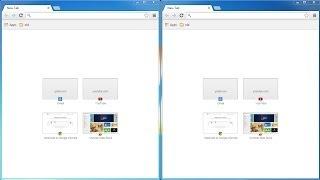 How to get side by side view in google chrome