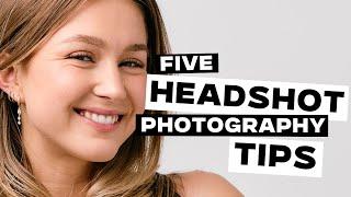 Five Headshot Photography Tips and Posing Prompts