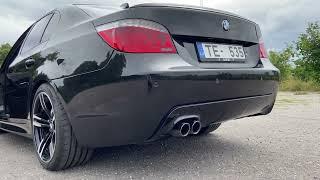 BMW E60 535D exhaust sound