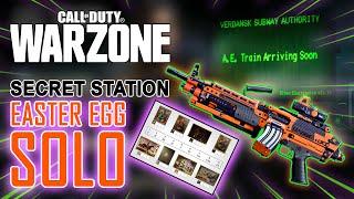 Call of Duty Warzone - Completing the Secret Train Station Easter Egg SOLO!!!