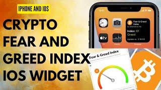 How to add Crypto Fear and Greed index Widget to iPhone and iPad?