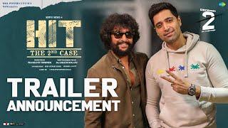 Hit 2 Trailer Announcement | Adivi Sesh | Nani | Sailesh Kolanu | Wall Poster Cinema