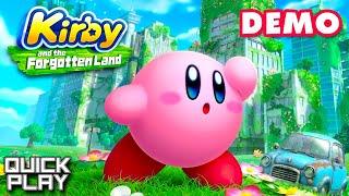 Kirby and the Forgotten Land Demo Gameplay!