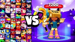 FINX vs ALL BRAWLERS! With SUPER and GADGET! | Brawl Stars