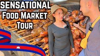 | Cambodian Market Like I NEVER Seen Before  Countryside: Udong Market 2024