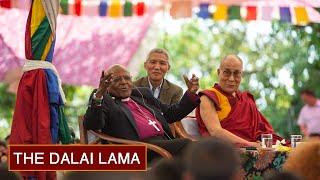 The Dalai Lama and Archbishop Tutu Interact with TCV Students