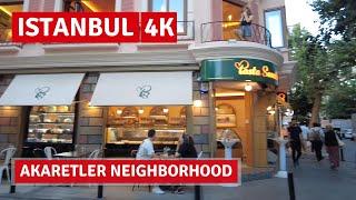 Istanbul City 2021 Walking Tour Akaretler Neighbourhood 29August |4k UHD 60fps