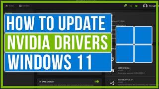 How To Update NVIDIA Graphics Card Drivers On Windows 11