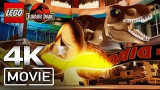 LEGO JURASSIC PARK All Cutscenes (Game Movie) 4K 60FPS Ultra HD