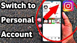 How to switch back to personal account on Instagram 2023
