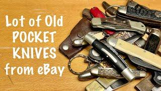 Finding a Treasure in a lot of old POCKET KNIVES from eBay - Unboxing Knife