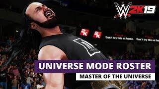 How To Pick The Best Roster For Universe Mode! (WWE 2K19) 