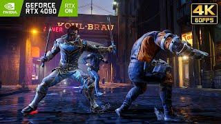 GOTHAM KNIGHTS (PC) Max Settings & Ray Tracing 4K Gameplay | RTX 4090 