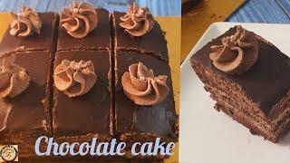 Chocolate Cake Recipe/Moist Chocolate Cake/Food Safari By Nusrat । #chocolatecake#pastry#mousse