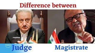 Difference between judge and magistrate | almighty judicial academy | Ashish sir