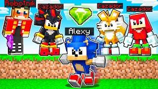 Minecraft: Cazadores VS SONIC  Speedrun Alexy