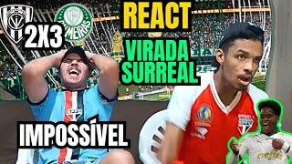 REACT IND DEL VALLE 2 X 3 PALMEIRAS VIRADA INACREDITÁVEL - LIBERTADORES 2024