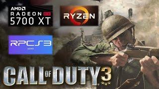 Call of Duty 3 - RPCS3 [PS3 Emulator] - Ryzen 5 3600 + RX5700 XT - With Custom Build - All Playable